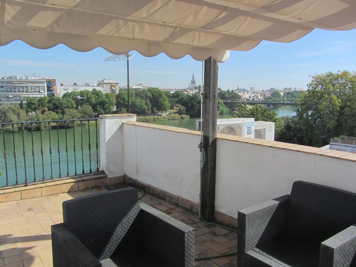 Trianabridgeviews Atico Con Vistas Al Puente De Triana Calle Castilla 38 Sevilla Exterior foto